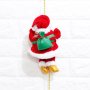 Дядо Коледа катерещ се по маниста, снимка 1 - Декорация за дома - 43084338