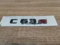 Надпис Mercedes Benz C63S черно с червено, снимка 3