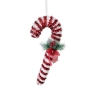 6140 Висяща коледна украса Захарно бастунче, 30 см, снимка 4