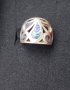 Масивен сребърен пръстен проба 925 с кралски седеф - "Абалон" , снимка 2
