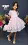 Официална рокля, бледо розово , снимка 1 - Детски рокли и поли - 40667326