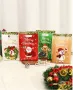 10 бр микс Merry Christmas Коледни Дядо Коледа венец елен снежен човек торбички за сладки подарък, снимка 2