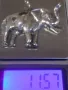 Сребърен слон проба 925, снимка 1