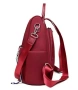 Модерна червена раница с компактен размер – 32×13×33 см, снимка 3