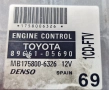 Компютър ECU Toyota Avensis T25 2.0 D4D 116 кс Тойота Авенсис 89661-05690 MB175800-6326, снимка 2