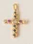 Златен кръст с Диаманти и Рубини-ръчна изработка , снимка 8