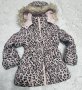 Детско зимно яке в леопардов цвят , снимка 1
