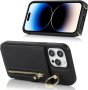 Zouzt 4 в 1 Калъф за iPhone 14 Pro черен, снимка 2