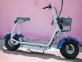 ЕЛЕКТРИЧЕСКИ СКУТЕР Maxmotors Little City Harley 1200W SKY-BLUE , снимка 1