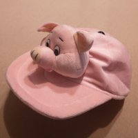 Нова плюшена аниматорска шапка селфи розова прасенце, снимка 2 - Други - 36932186