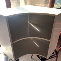 Ъглов горен кухненски шкаф с две прегради от пдч, снимка 1 - Други - 44064355
