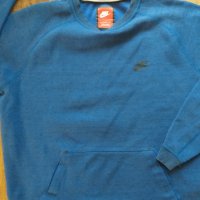 NIKE TECH Fleece Crew - страхотна мъжка блуза Л, снимка 6 - Блузи - 44103756