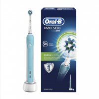 Ел. четка за зъби Oral-B PRO 500 3D CrossAction, Презареждаща, 1 Програма, снимка 1 - Друга електроника - 39385842