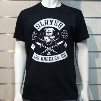 Нова мъжка тениска с дигитален печат на музикалната група Slayer - Los Angeles CA, снимка 5 - Тениски - 36871514