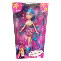 Прелестна кукла Фея ВЪЛШЕБНИЦА, тип Барби, с крила и гребенче, в кутия Код: 08473, снимка 1 - Кукли - 43105381