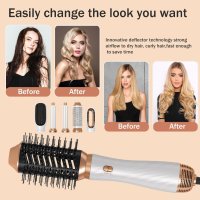 Четка- сешоар UKLISS 2023 6 в 1 Air Styler, снимка 6 - Сешоари - 43778966