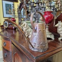 Антикварен английски меден чайник , снимка 3 - Антикварни и старинни предмети - 39485674