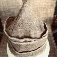 Модерна шапка PUR SKANDINAVIEN 100% алпака, снимка 2 - Шапки - 43549817