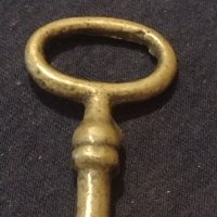 Стар рядък бронзов ключ от соца нетрадиционен за КОЛЕКЦИОНЕРИ 41005, снимка 2 - Други ценни предмети - 43269908