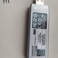 Cisco-Linksys WUSB54GC Compact Wireless-G USB Adapter, снимка 3 - Мрежови адаптери - 32478916