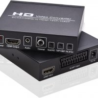 SCART/HDMI към HDMI HD Video Converter Scart към HDMI адаптер с PAL/NTSC, 1080P/720P поддръжка на HD, снимка 5 - Други - 39648931