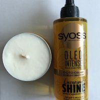 Течна маска за коса Syoss Oleo Intense + ароматна свещ, снимка 1 - Продукти за коса - 43652239