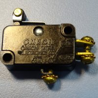 Краен изключвател OMRON V-15FL22-1B 15A, 250V AC snap limit switch, снимка 3 - Резервни части за машини - 38282932