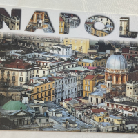 Луксозна картичка голям формат Неапол, снимка 1 - Филателия - 44911271