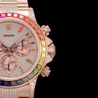 Mъжки часовник Rolex Daytona Cosmograph Rainbow с автоматичен швейцарски механизъм, снимка 2 - Мъжки - 40936873