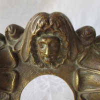 ГРАМАДНА бронзова МАСТИЛНИЦА с  орнаменти, снимка 4 - Антикварни и старинни предмети - 28898831