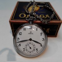 Джобен часовник Омега арт деко, снимка 3 - Джобни - 32497011