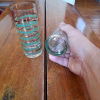 Стара стъклена чаша,чаши #5, снимка 4 - Антикварни и старинни предмети - 34634300