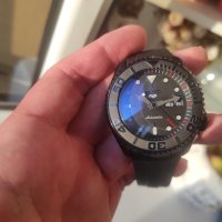 Seiko mod SKX Stealth black PVD red chapter ring markers, снимка 5 - Мъжки - 43244668