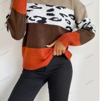 Дамски ежедневен моден пуловер - 023, снимка 2 - Блузи с дълъг ръкав и пуловери - 39132488