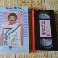 Lionel Richie-all night long vhs, снимка 1 - Плейъри, домашно кино, прожектори - 43595186