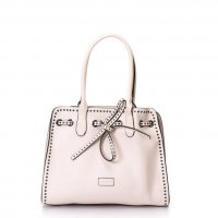 ПРОМО 🍊 PIERRE CARDIN 🍊 Кожена чанта в бледо розово 30x33x12 см нова с етикети, снимка 2 - Чанти - 35531760