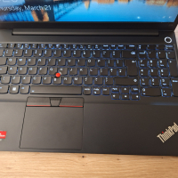 Изключителен лаптоп Lenovo Thinkpad E15 Gen3 с 6-ядрен Ryzen 5-5500U 15.6'' FHD 24GB DDR4        , снимка 2 - Лаптопи за работа - 44878542