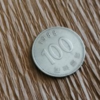 Монета - Южна Корея - 100 вона | 1988г., снимка 1 - Нумизматика и бонистика - 28451096