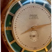 Позлатен швейцарски часовник Exactus automatic , снимка 7 - Мъжки - 39181509