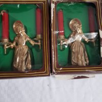 Два нови италиански метални свещника с момиче, снимка 12 - Антикварни и старинни предмети - 43696681