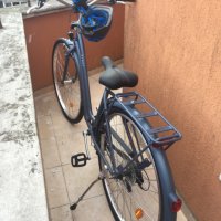 Градски велосипед ELOPS 120 с ниска рамка, син, снимка 1 - Велосипеди - 39987649