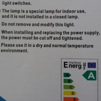 LED Сгъваема лампа- крушка цокъл Е27, 60W, снимка 5 - Лампи за таван - 26976318