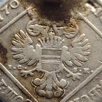 Сребърна монета 30 кройцера 1770г. Мария Терезия Виена Австрия 25226, снимка 9 - Нумизматика и бонистика - 42983611