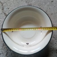 Емайлирана купа, снимка 2 - Антикварни и старинни предмети - 32892076