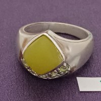  Красив сребърен маркиран пръстен #БЦ, снимка 2 - Пръстени - 44131570