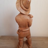 Стара дървена фигура, снимка 6 - Антикварни и старинни предмети - 43466864