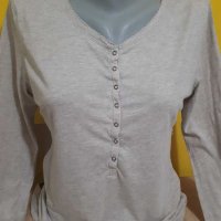 Издължена тънка блуза H&M р-р L, снимка 1 - Блузи с дълъг ръкав и пуловери - 33274655