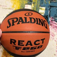 Баскетболни топки Spalding React TF 250, снимка 3 - Баскетбол - 43990276