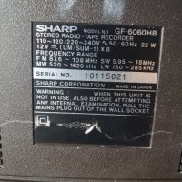 Касетофон Sharp GF 6060HB в добро състояние!, снимка 9 - Радиокасетофони, транзистори - 44053072