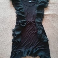 Черна рокля H&M, снимка 2 - Рокли - 33257153